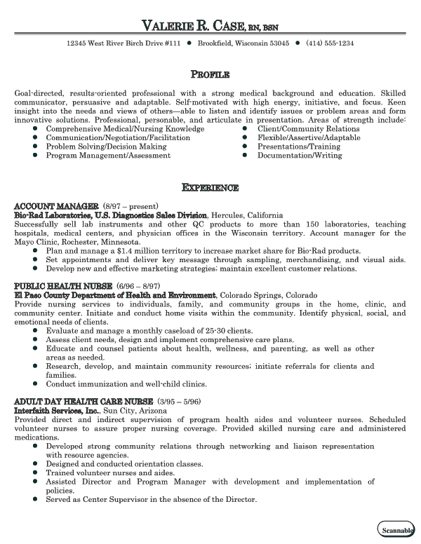 Printable Online Resume -